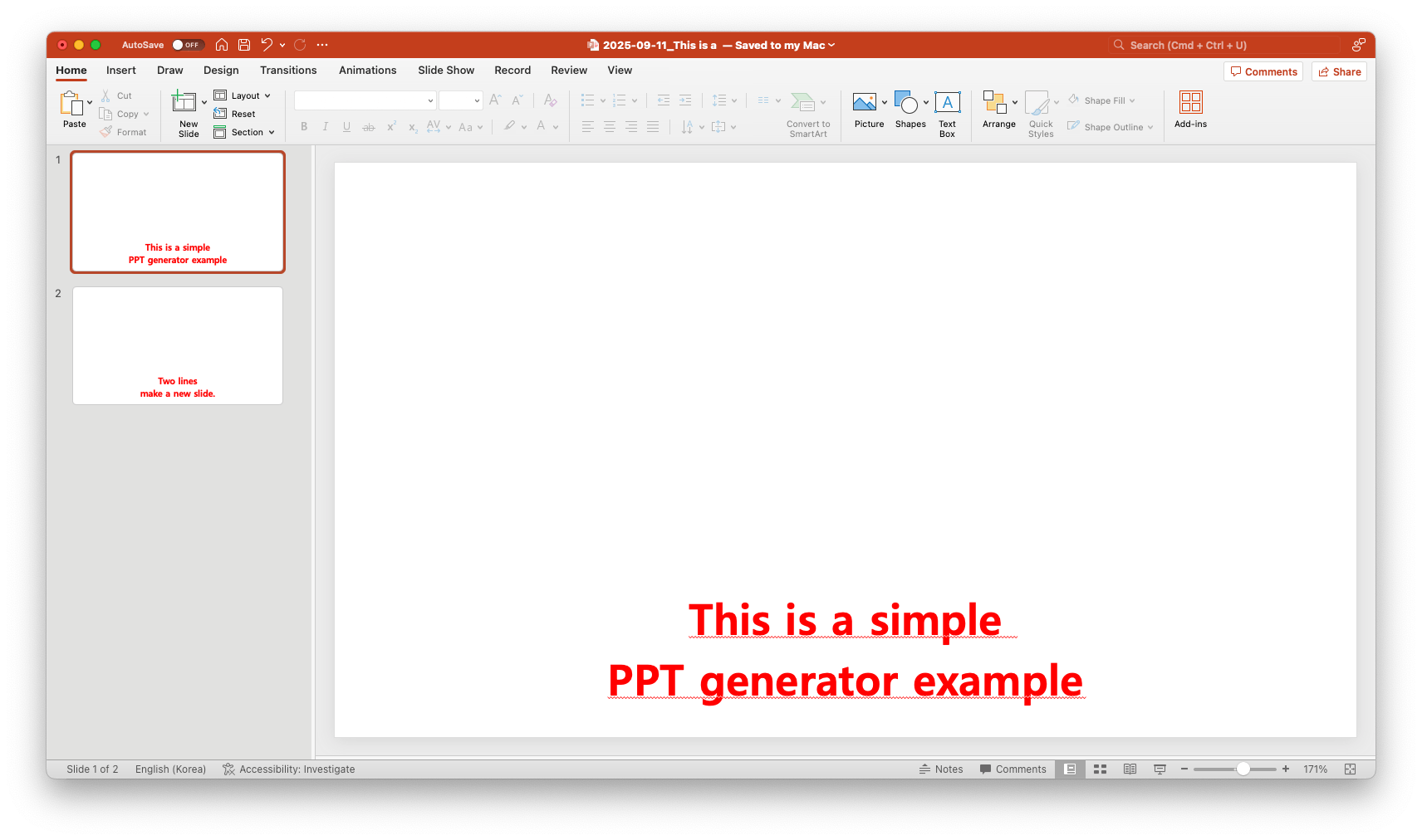 Use the PPT